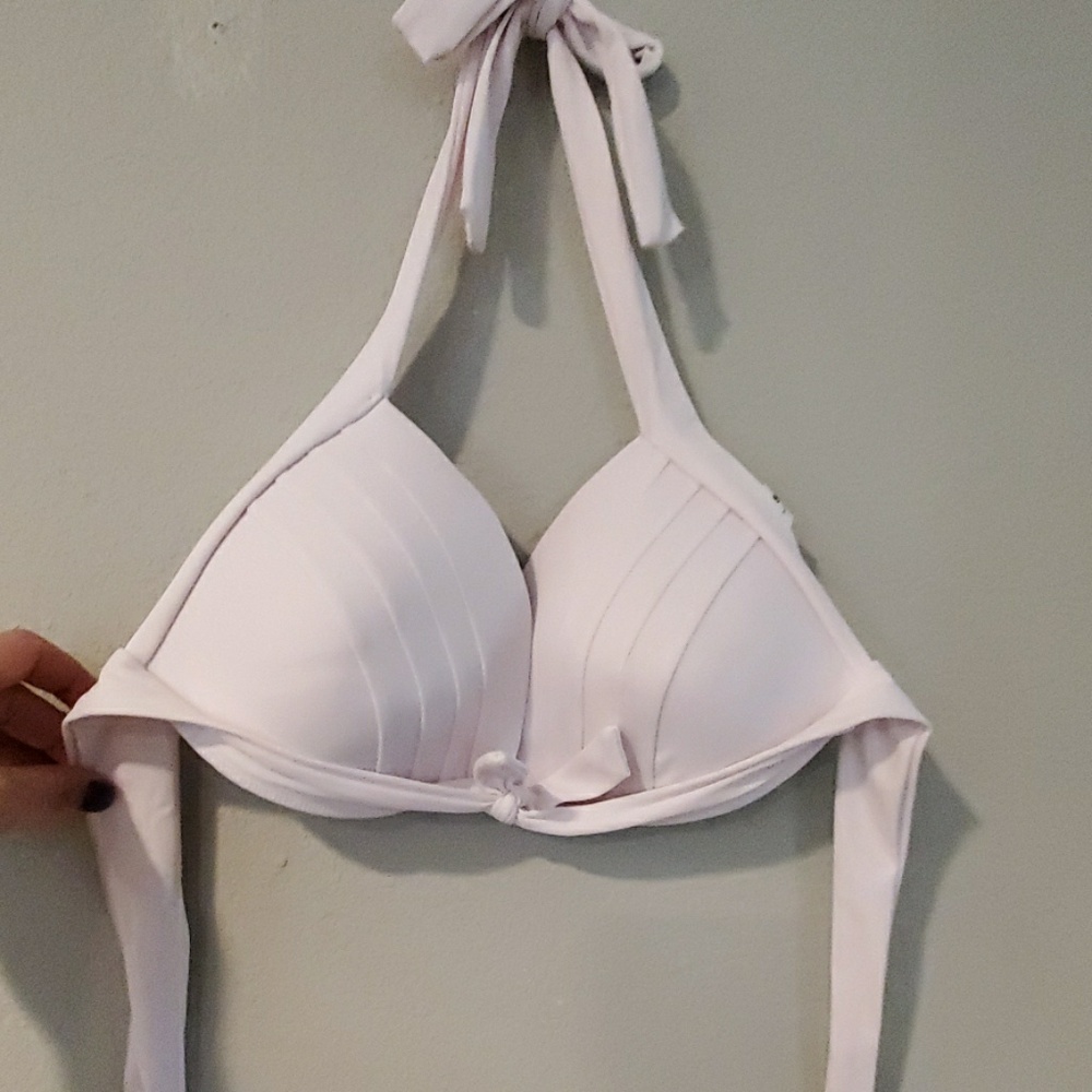 White swim suit top